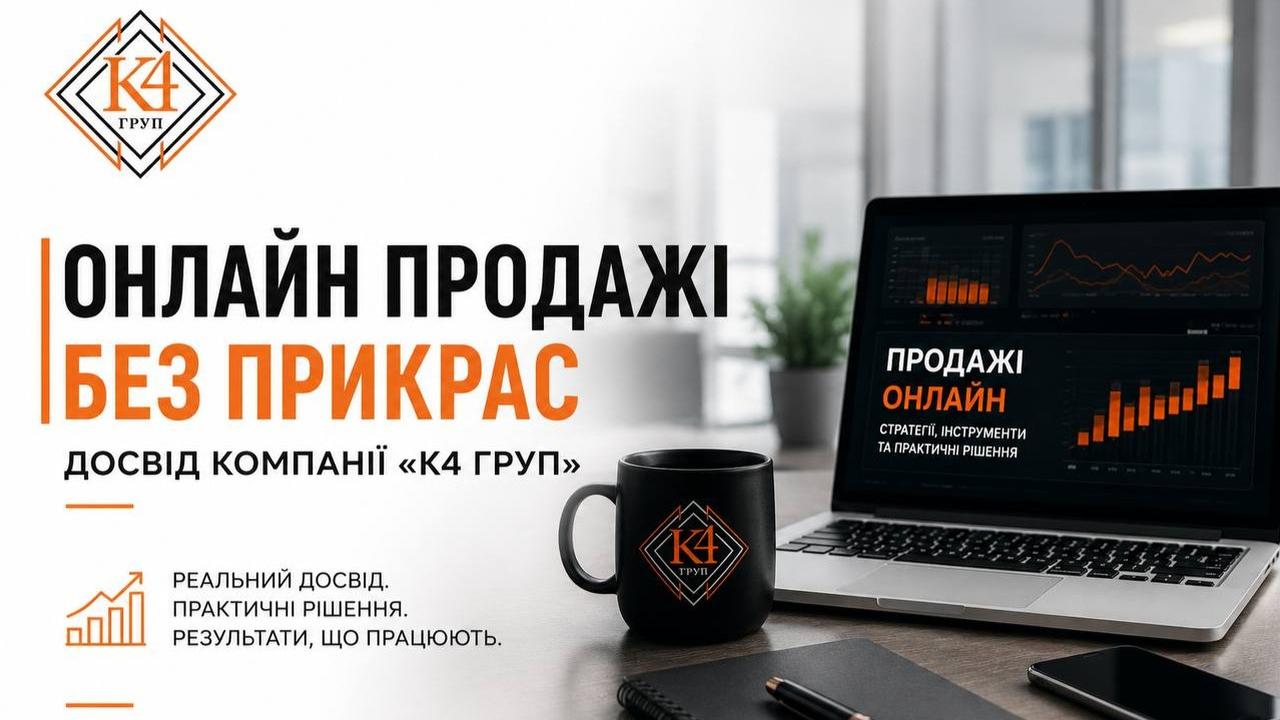 Онлайн продажі без прикрас - досвід компанії «К4 ГРУП»